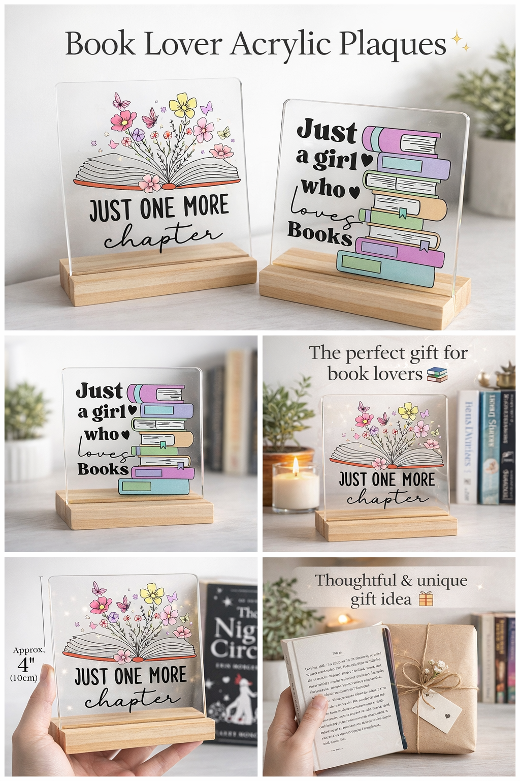 Book lover plaque