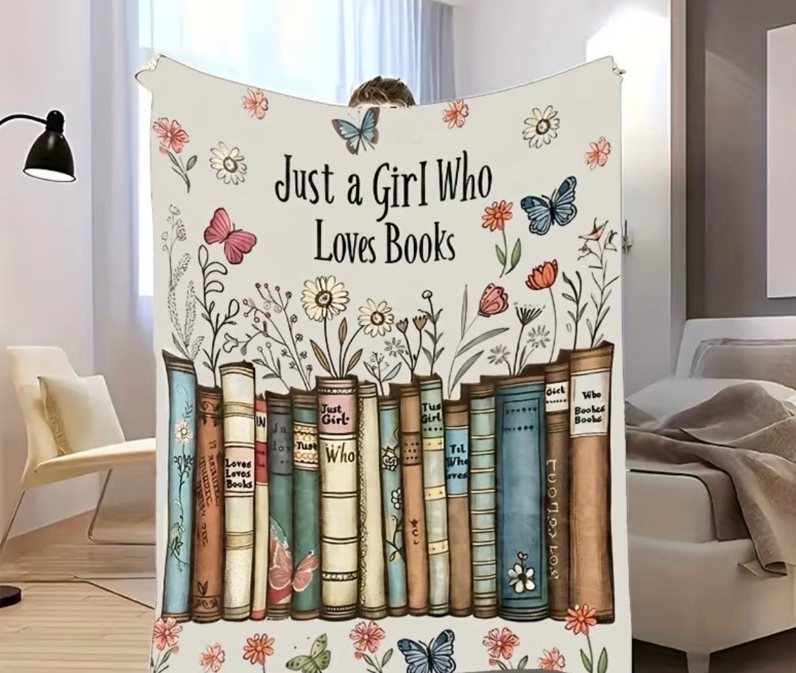 Book love reading blankets - 4 designs to choice from
