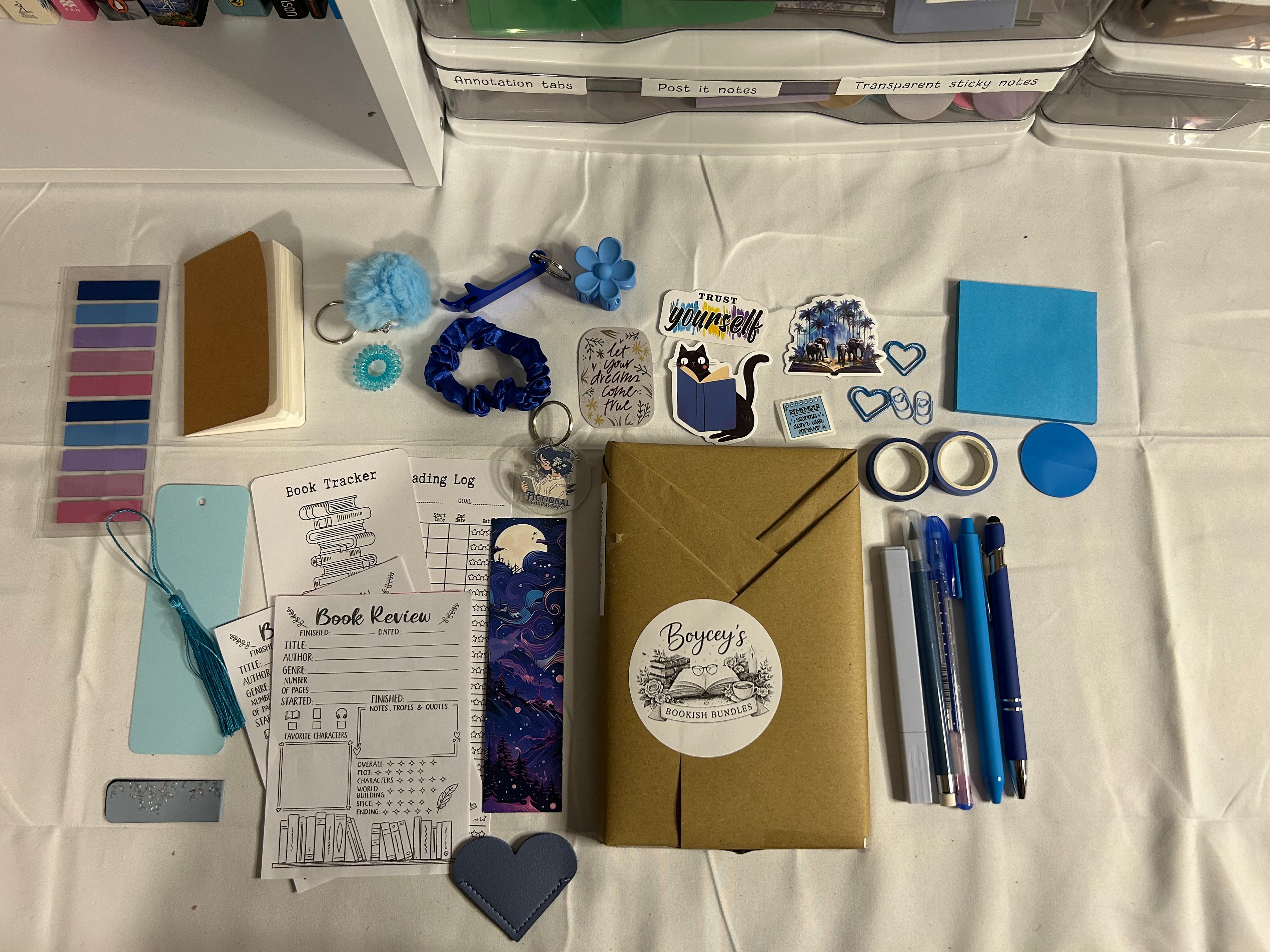 24 Item - Silver bookish bundle