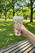 Daily motivation travel cup with lid
