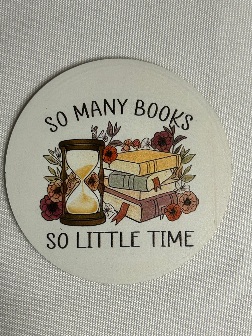 White book themed wooden coasters