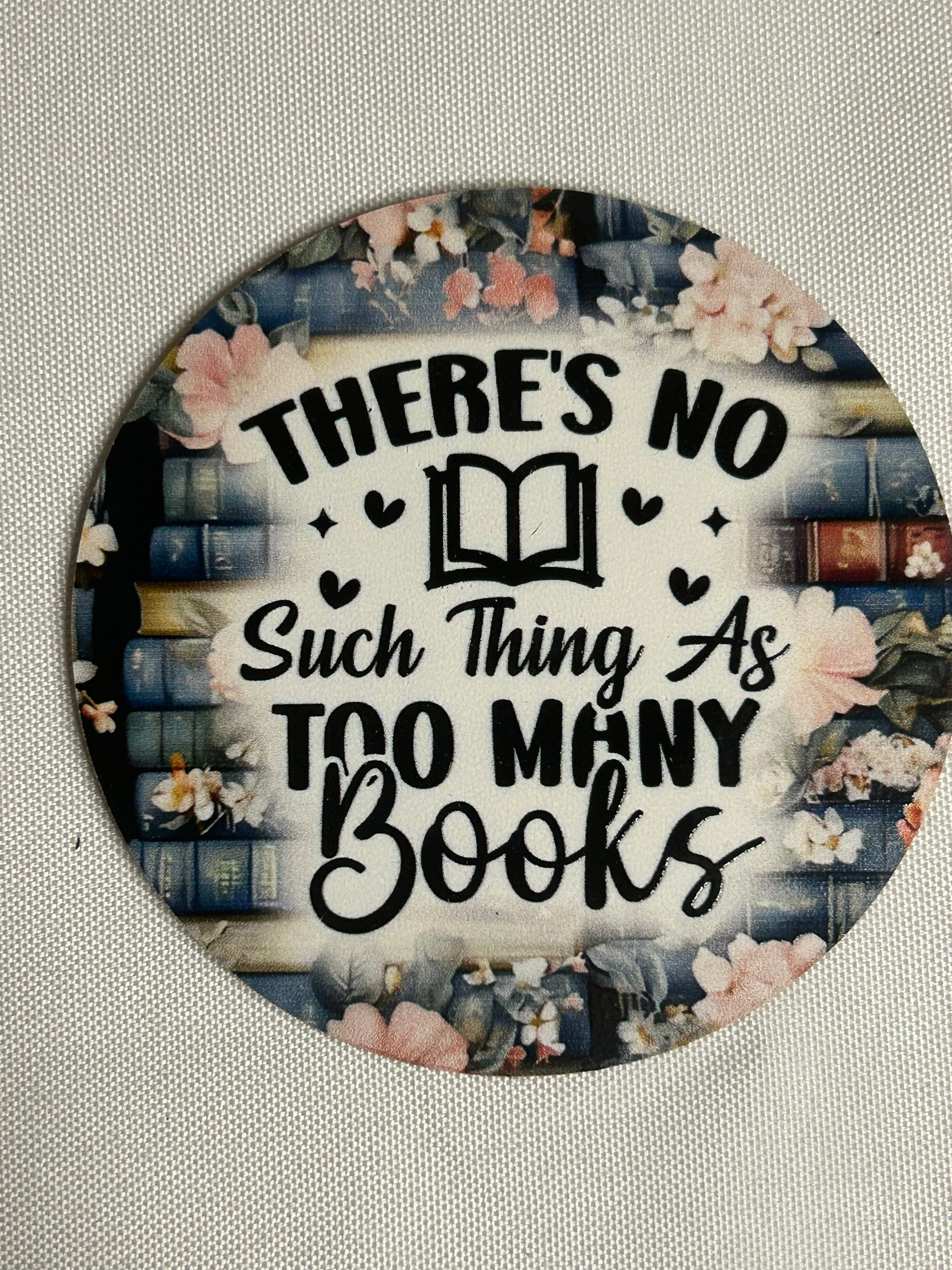 Book themed wooden coasters
