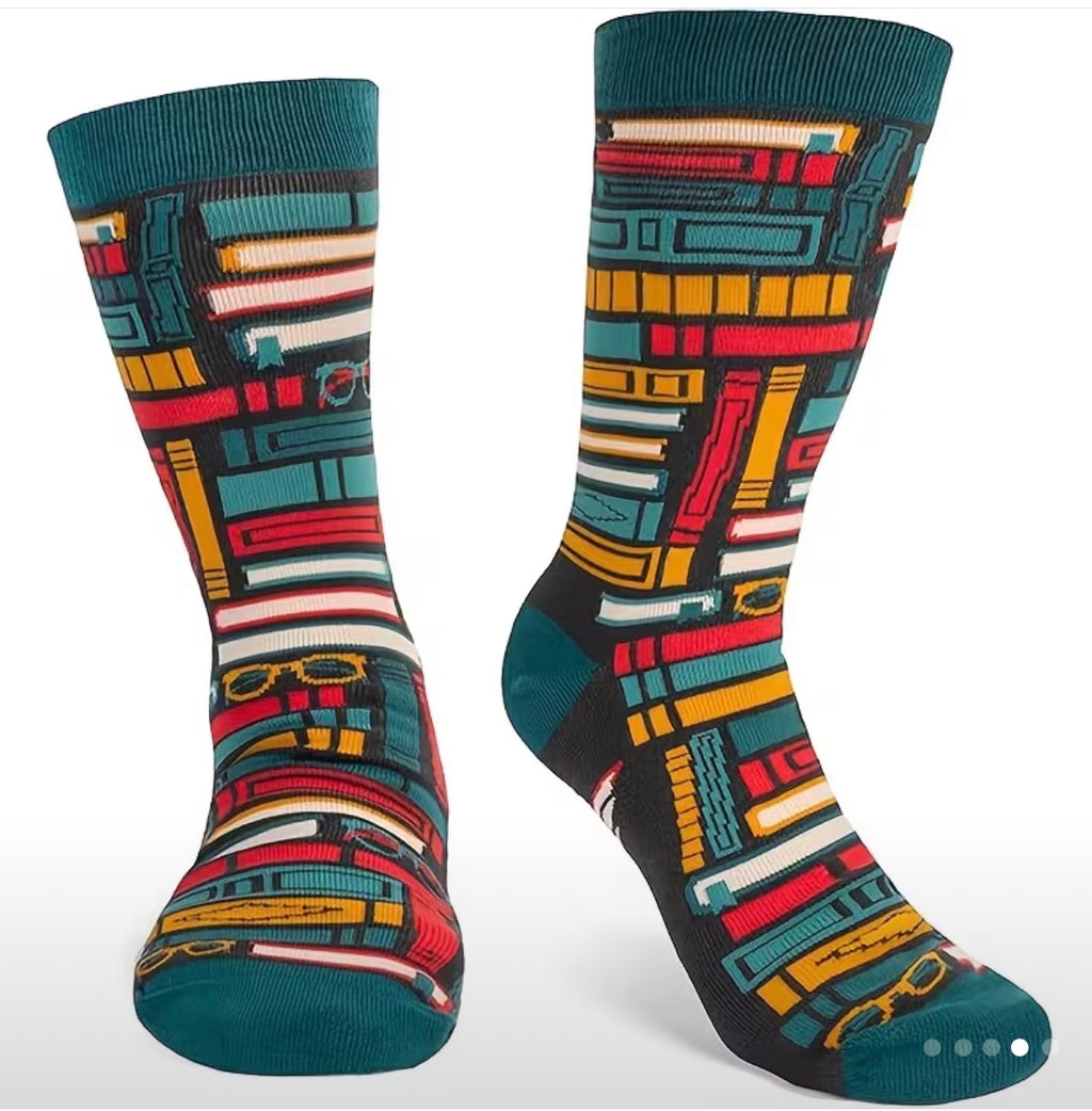 Book lover socks