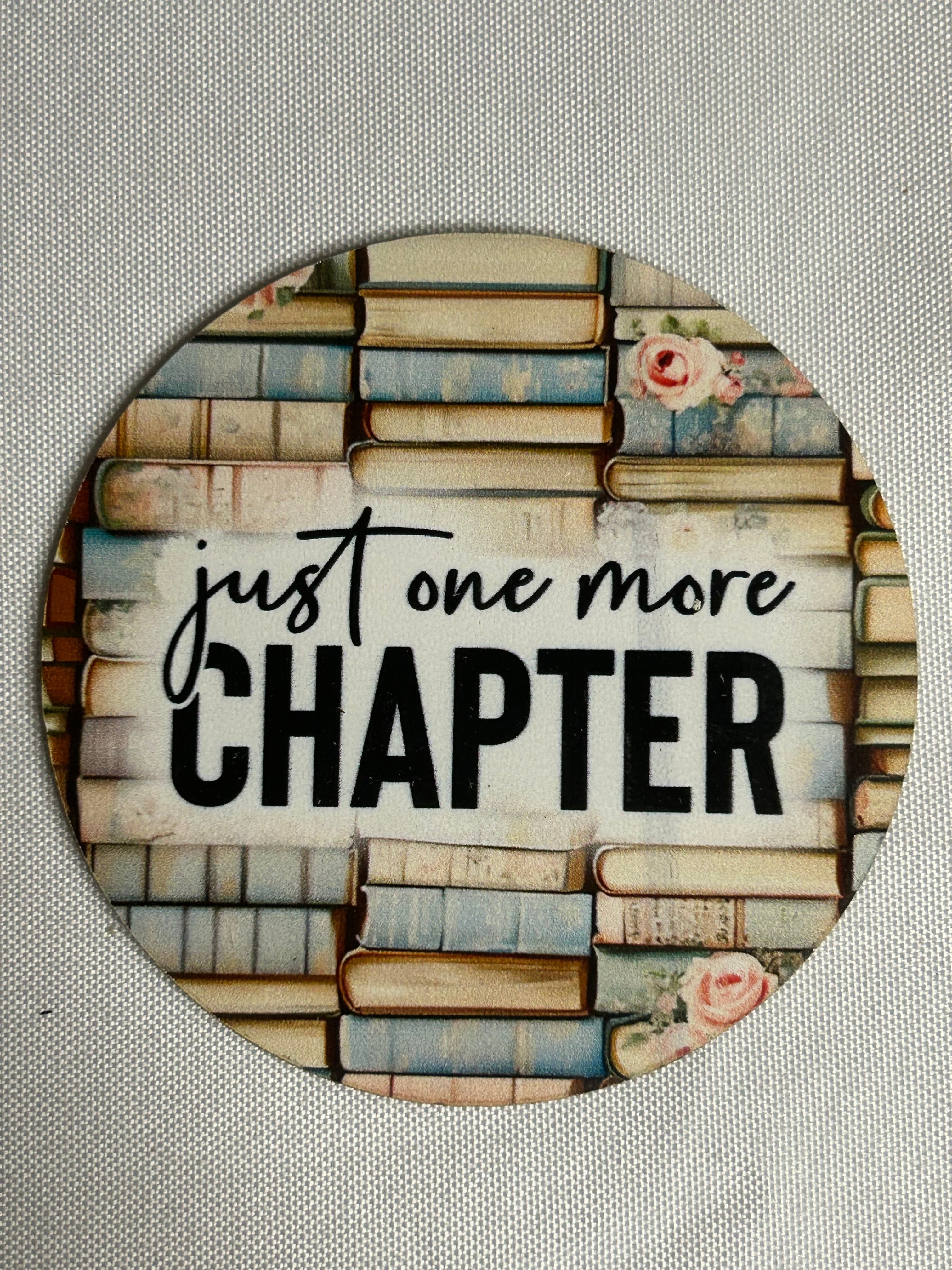 Book themed wooden coasters
