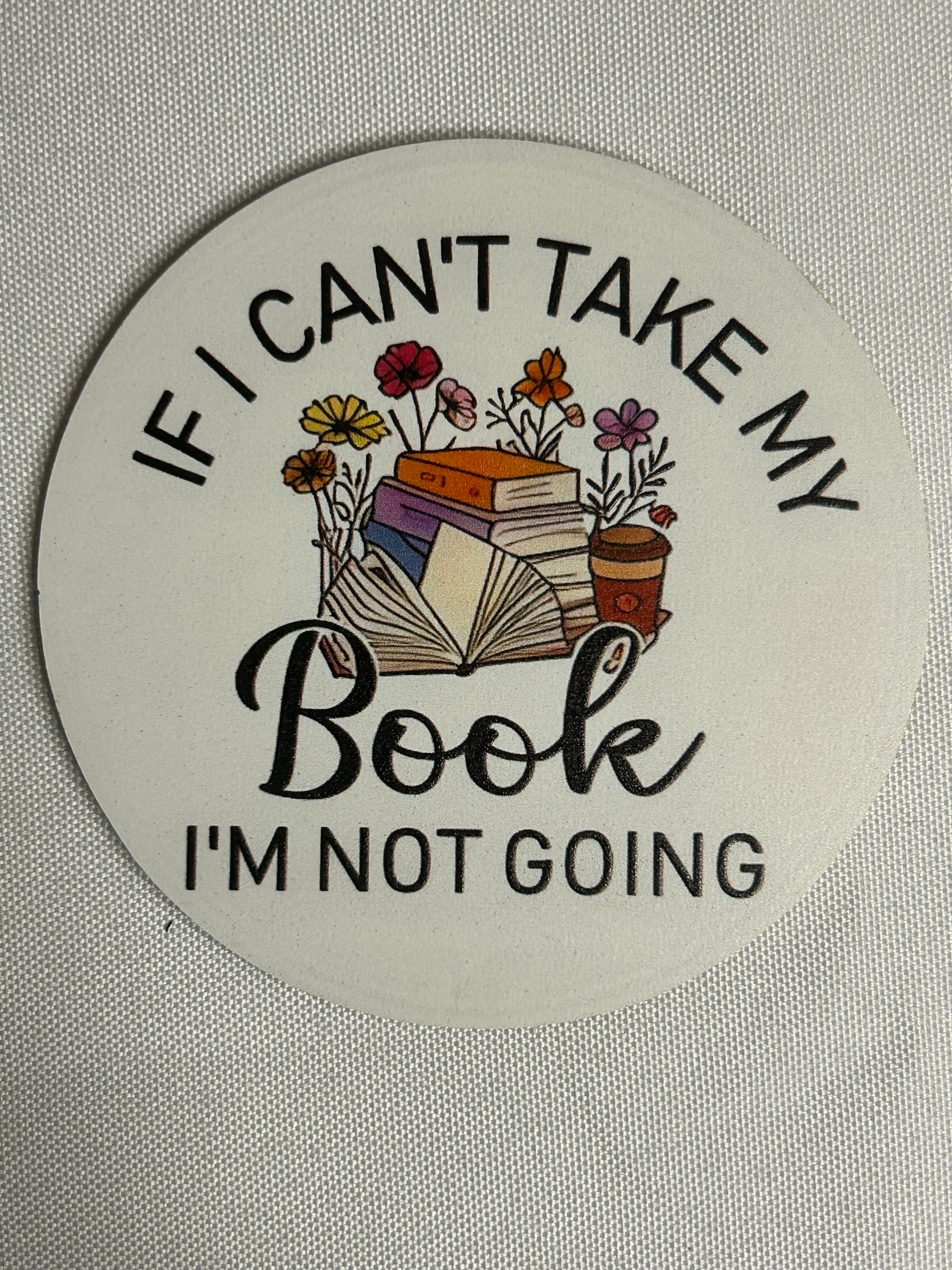 White book themed wooden coasters