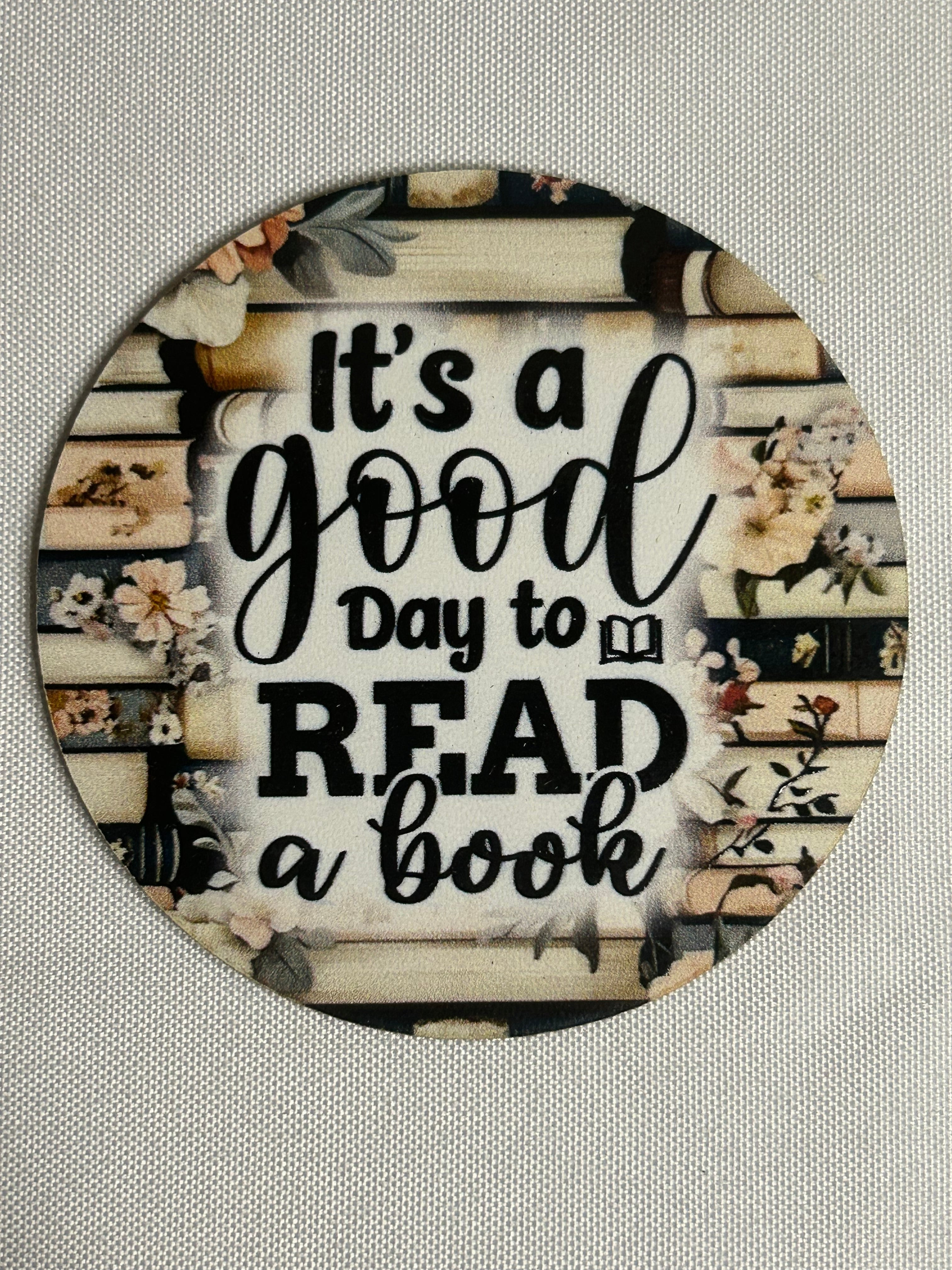Book themed wooden coasters