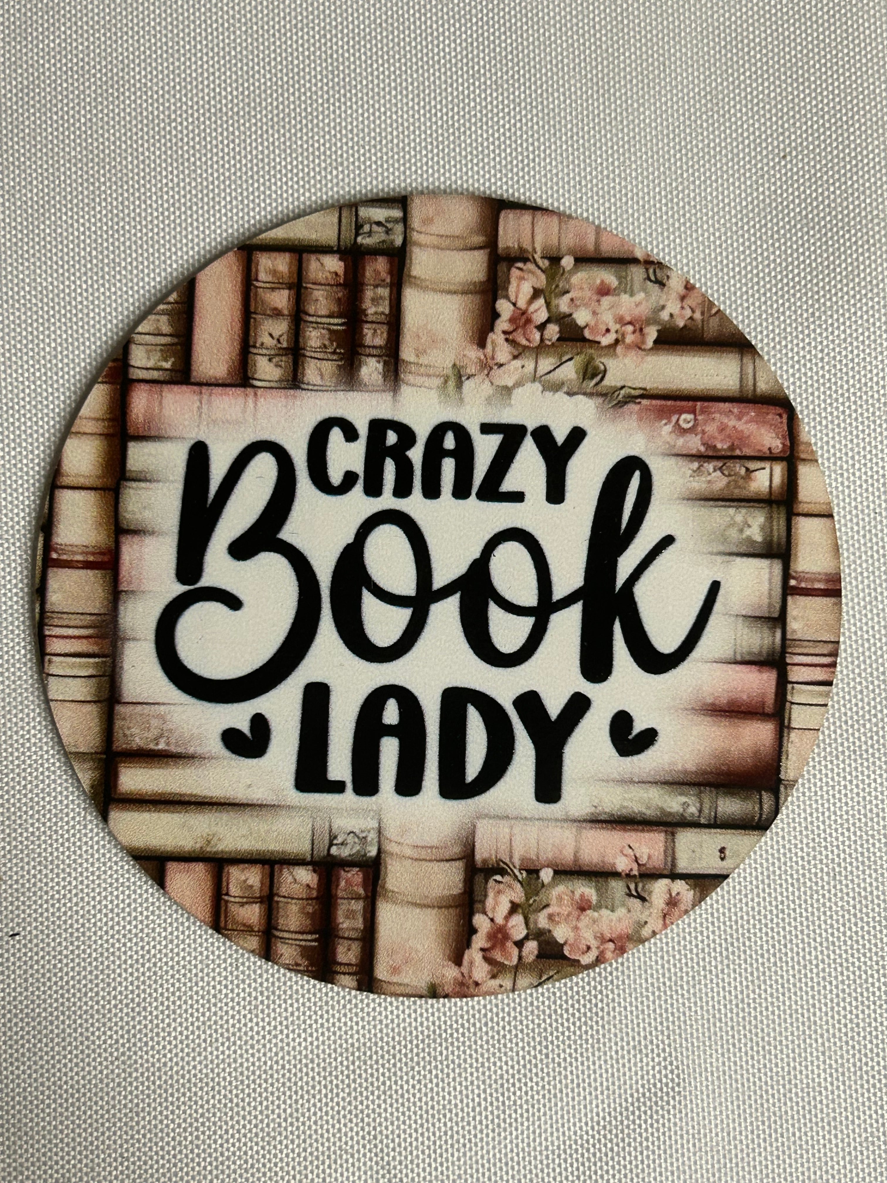 Book themed wooden coasters