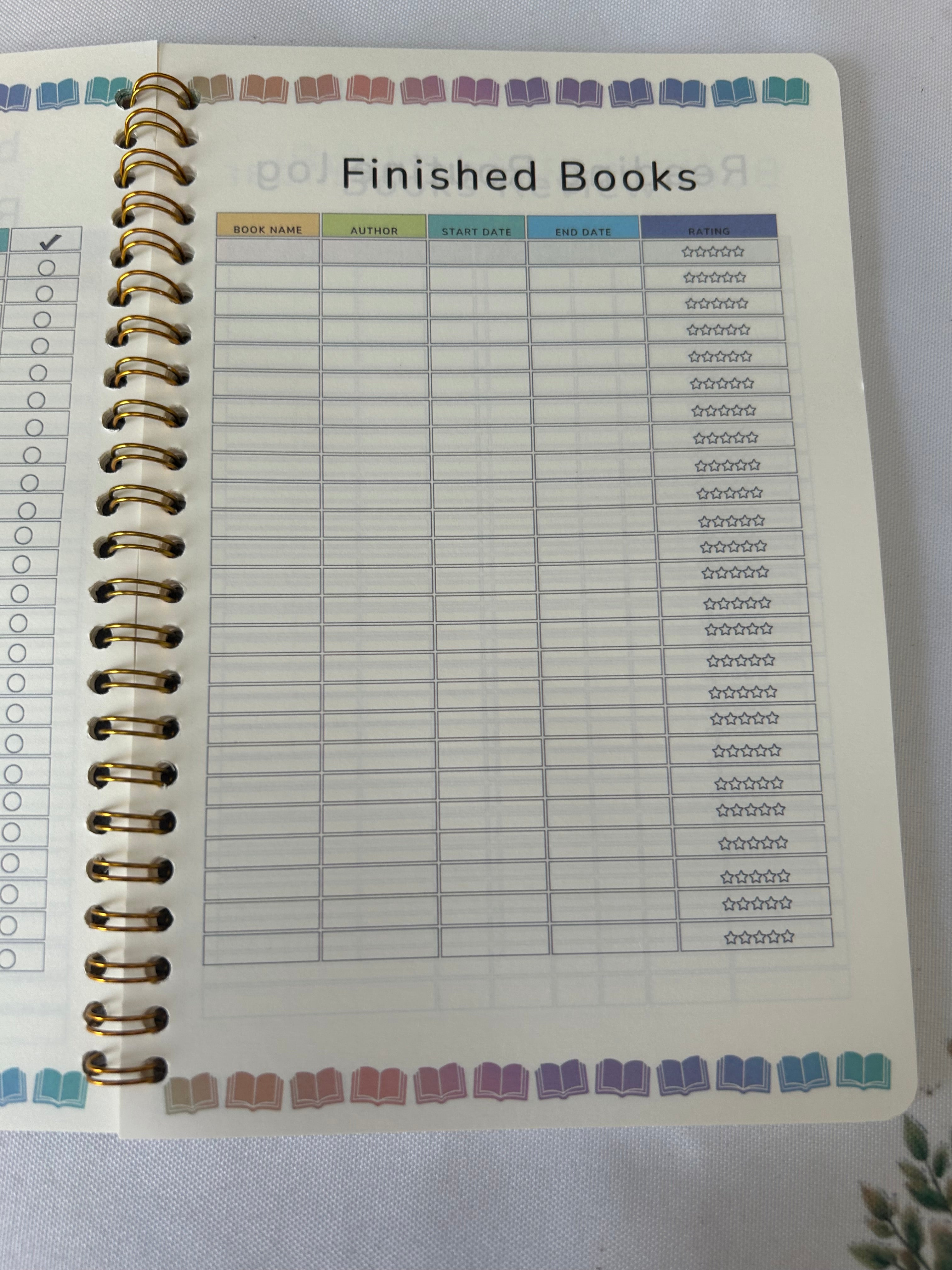 Reading Journal - book design