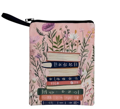 Book Sleeve - Pink Flowers