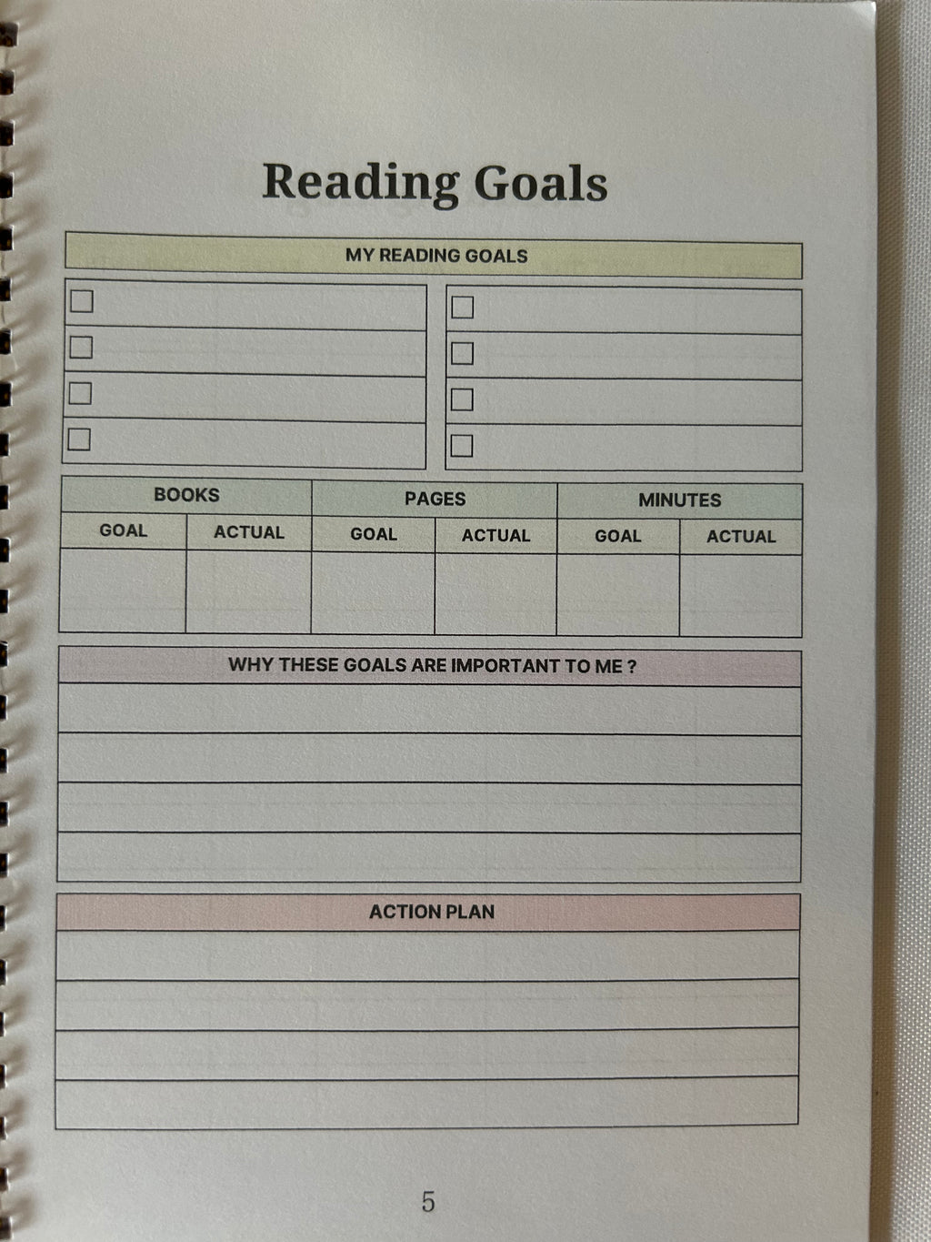 Reading Journal - Book lover design