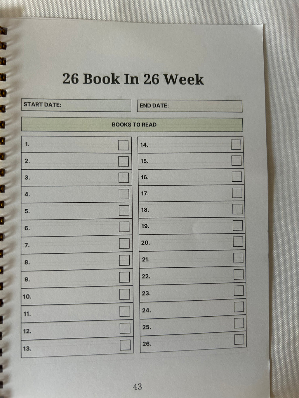 Reading Journal - Book lover design
