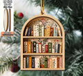 Christmas book lover hanging decorations