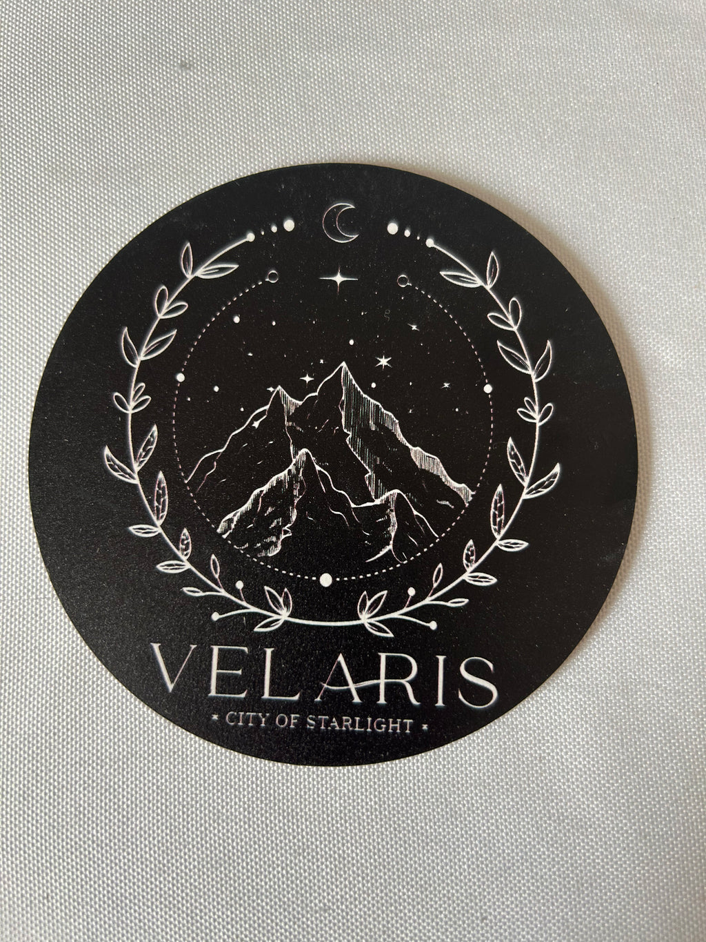 ACOTAR Velaris themed wooden coasters